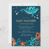 Ocean Party | Uitnodiging tot Baby shower (Voorkant)