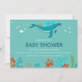Ocean Party | Uitnodiging tot Baby shower (Voorkant)