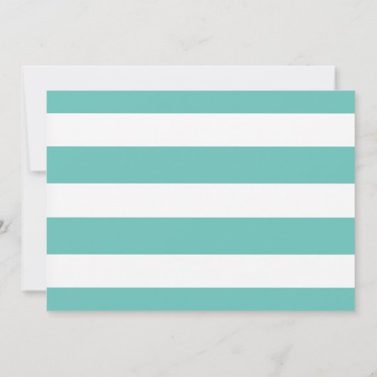 Ocean Party | Uitnodiging tot Baby shower (Achterkant)