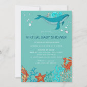 Ocean Party Virtual Baby shower Invitation (Voorkant)