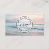 Ocean Pastel Kleuren Logo Visitekaartje (Voorkant)