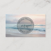 Ocean Pastel Kleuren Logo Visitekaartje (Voorkant)