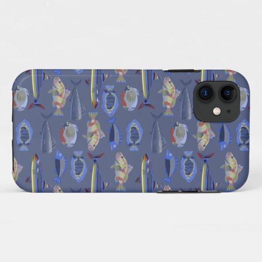 Ocean Pattern Case-Mate iPhone Case (Achterkant (horizontaal))
