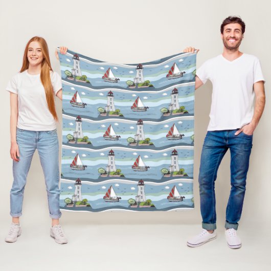 Ocean Pattern dekens (In situ)