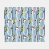 Ocean Pattern dekens (Voorkant (Horizontaal))