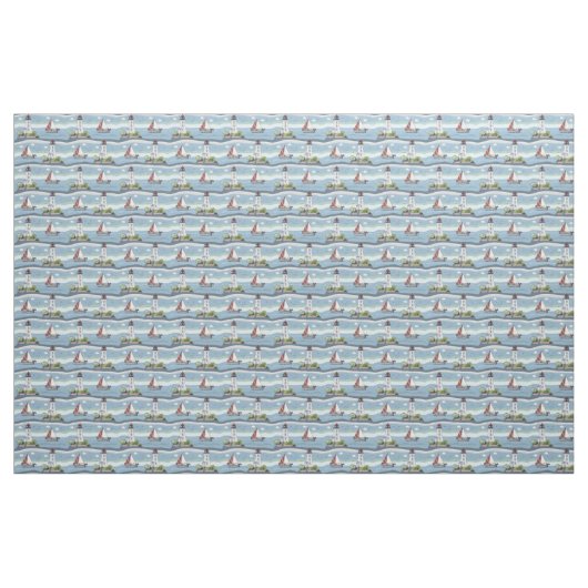 Ocean Pattern Stof (Yard (91,4 cm))