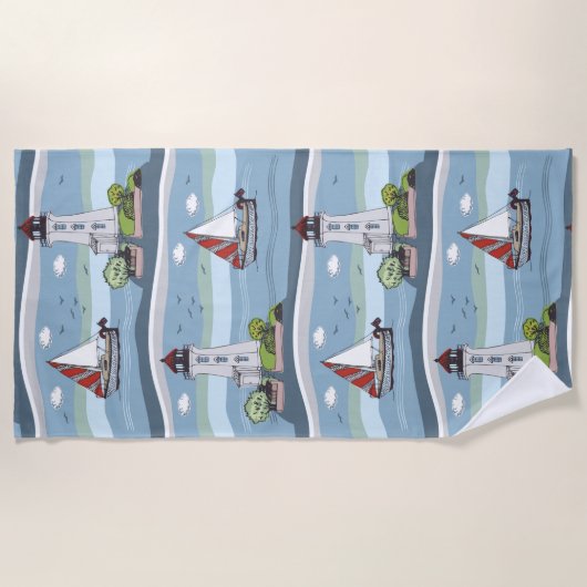 Ocean Pattern strandlaken (Voorkant)