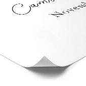 Ocean Pearl onder het Zee Baby shower Welkom Poster (Hoek)