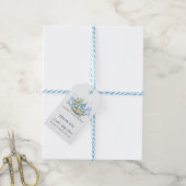 Ocean Pearl onder het Zeeen Baby shower Dank u Cadeaulabel (Met Touw)