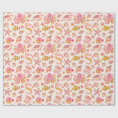 Ocean Pearl Zee Creatures Birthday Baby shower Cadeaupapier (Vlak)