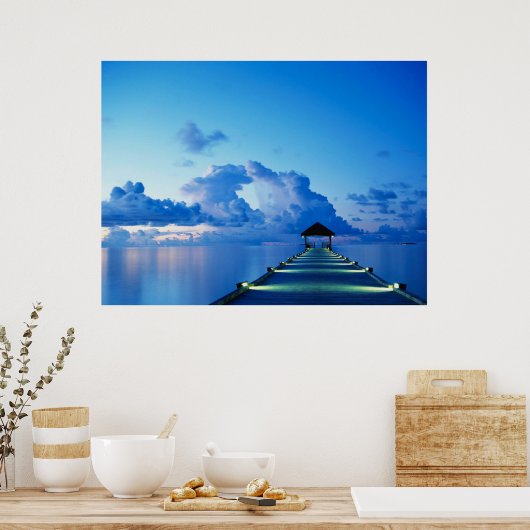 Ocean Peer Dock Poster (Keuken)