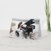 Ocean Pianist Sympathie Kaart (Voorkant)