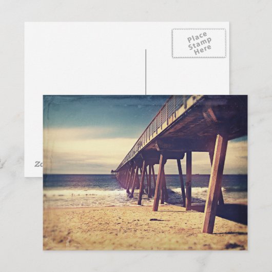  Ocean Pier Briefkaart (Voorkant / Achterkant)