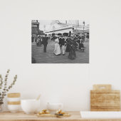 Ocean Pier in Atlantic City 1902 Poster (Keuken)