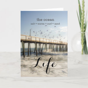 Ocean Pier Wenskaart Kaart