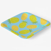 Ocean Pineapples Pattern Papieren Bordje (Gebogen)