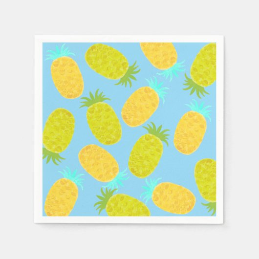 Ocean Pineapples Pattern Servet (Voorkant)