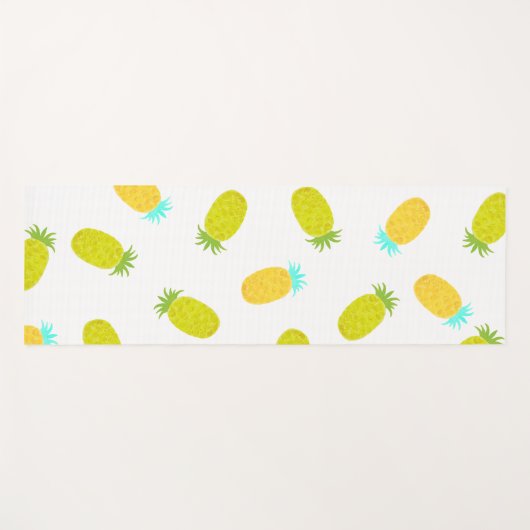 Ocean Pineapples Pattern  Yogamat (Voorkant (horizontaal))
