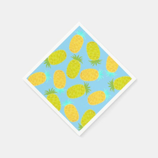 Ocean Pineapples Sky Pattern  Servet (Hoek)