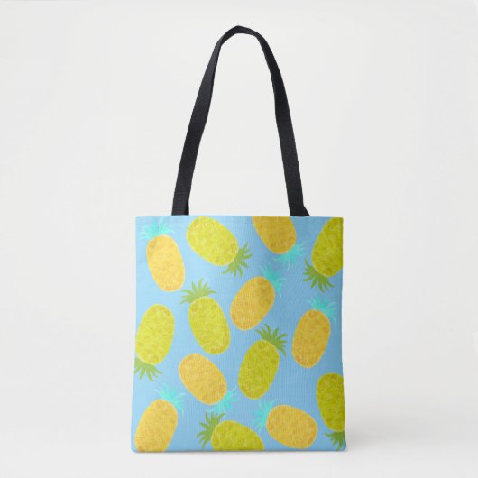 Ocean Pineapples Sky Pattern Tote Bag (Voorkant)