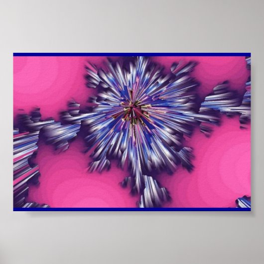 Ocean Pink Eruption Poster (Voorkant)