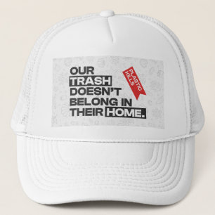 Ocean Plastic Pollution Awareness Quote Trucker Pet