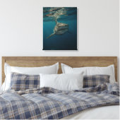 Ocean Predator Stretched Canvas Afdruk (Insitu (Slaapkamer))