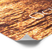 Ocean Princess Rocks Sunset Sky Twilight Poster (Hoek)