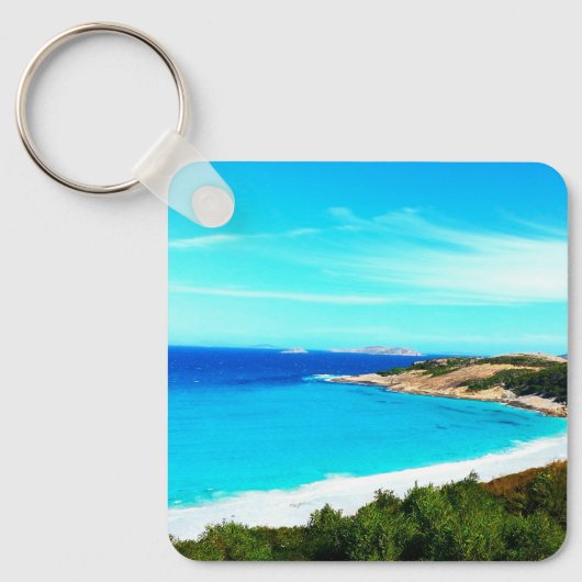 Ocean Print Key Ring Sleutelhanger (Voorkant)