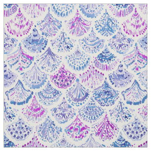OCEAN PROTECTRESS Lavender Mermaid Scales Stof