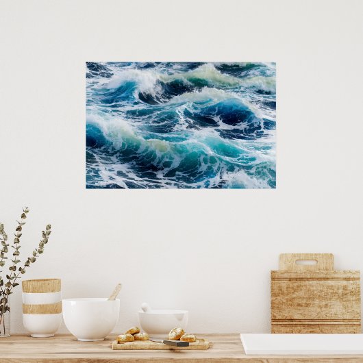 Ocean Pulse Poster (Keuken)