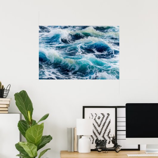 Ocean Pulse Poster (Thuiskantoor)