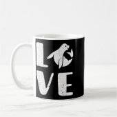 Ocean Puppy Seal Lover Valentines Day Gift Sea Lio Koffiemok (Links)