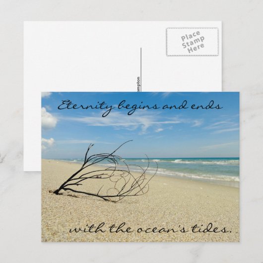 Ocean Quote Briefkaart (Voorkant / Achterkant)