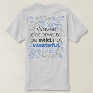 Ocean Quote Design en Marine Line Art T-shirt