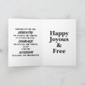 Ocean Recovery Kaart - aangepaste nuchterheid Kaar (Binnen)