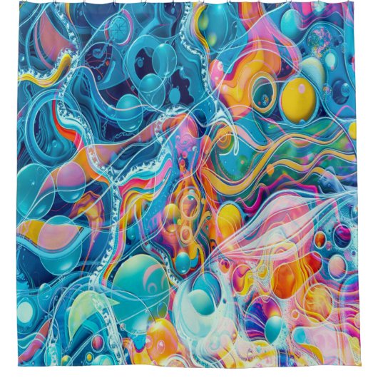 Ocean Reflections Douchegordijn (Voorkant)