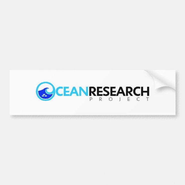 Ocean Research Project Bumpersticker (Voorkant)