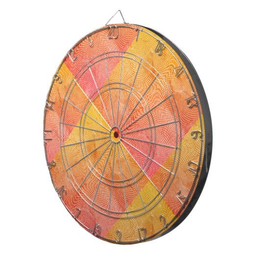 Ocean Rhythms Warm Dartbord (Voorkant Rechts)