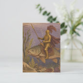 Ocean Ridder Fantasie Briefkaart (Staand voorkant)