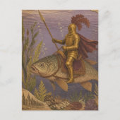 Ocean Ridder Fantasie Briefkaart (Voorkant)