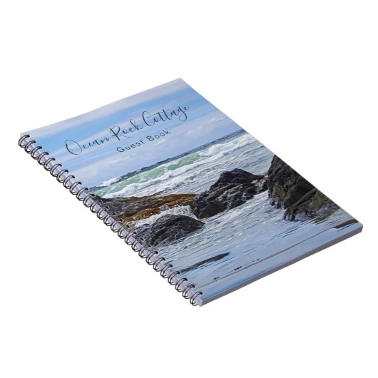 Ocean Rock Beach House Vacation Rental Guest Book Notitieboek (Rechterzijde)