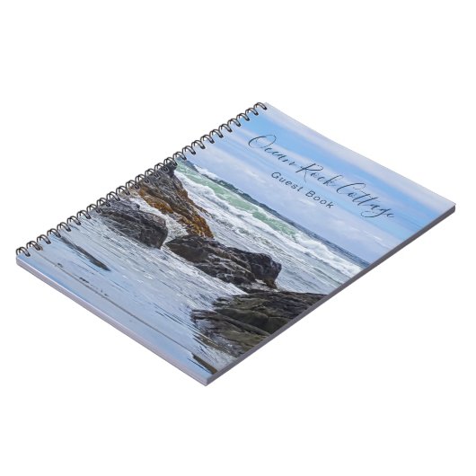 Ocean Rock Beach House Vacation Rental Guest Book Notitieboek (Linkerzijde)
