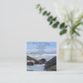 Ocean Rock Beach House Vacation Rental Vierkante Visitekaartje (Staand voorkant)
