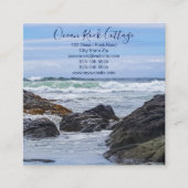 Ocean Rock Beach House Vacation Rental Vierkante Visitekaartje (Voorkant)