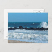 Ocean rocken strand Cape May Jersey Shore briefkaa Briefkaart (Voorkant / Achterkant)