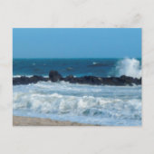 Ocean rocken strand Cape May Jersey Shore briefkaa Briefkaart (Voorkant)