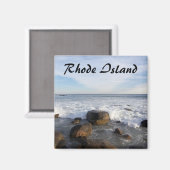 Ocean Rocks 1, Rhode Island Magneet (Voorkant / Achterkant)