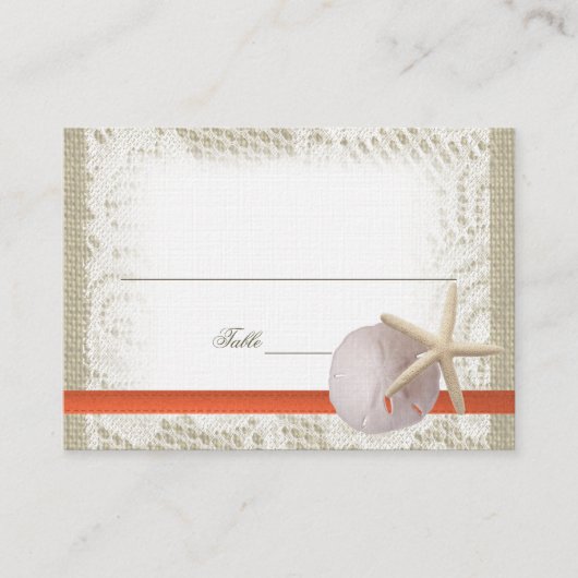 Ocean Romance Place Card Plaatskaartje (Voorkant)