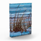 Ocean Sand Dunes Glass Fotoblokken (Links)